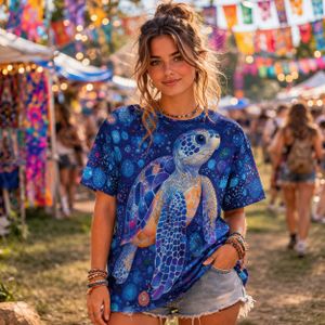 Sea Turtle T Shirt Honu Ocean Graphic Tee Marine Life Beach Coastal Art Unisex